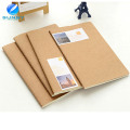 2015 China Print Nature Blank Kraft Paper Notebook